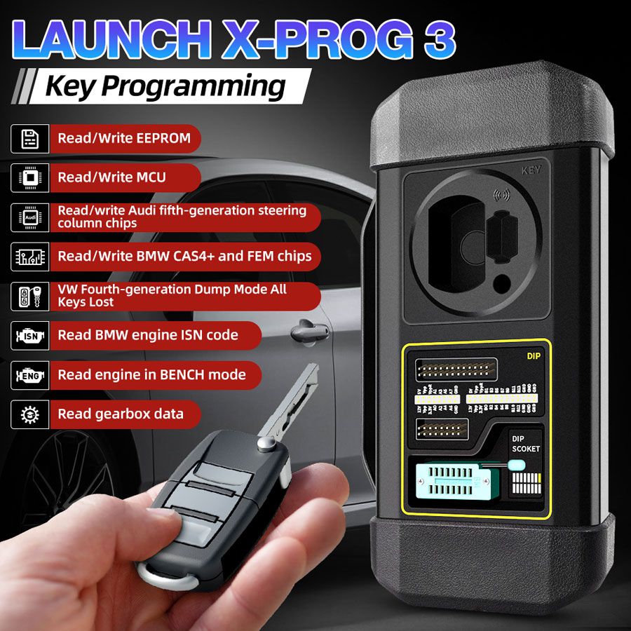 Launch GIII X-Prog 3 Advanced Immobilizer & Key Programmer for X431 V, X431 V+, ProS, X431 PAD V, PAD VII