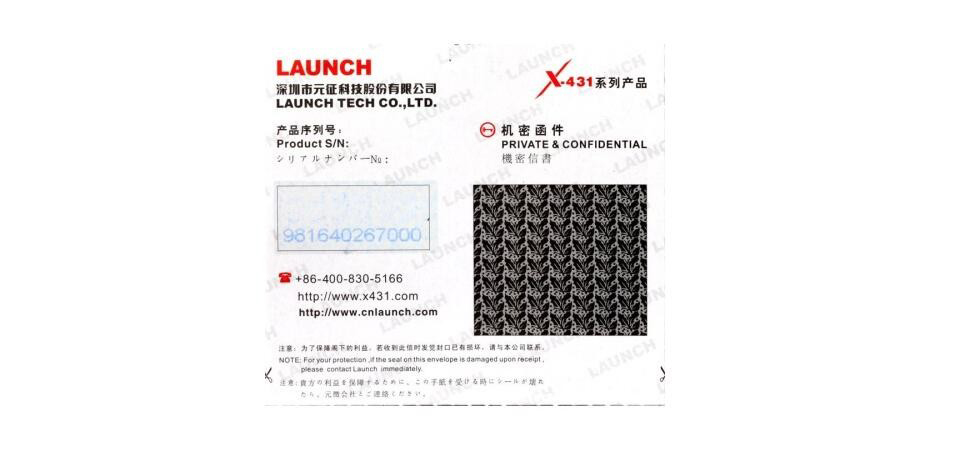 LAUNCH X431 DS401 Bluetooth-compatible DBScar Adapter 