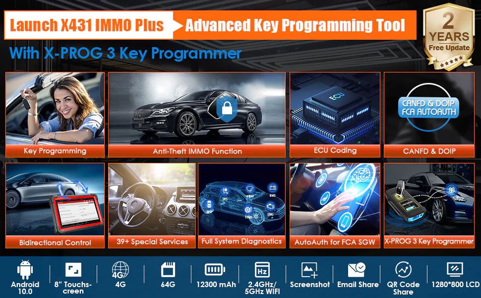 X431 Immo Plus Key Programmer 시작 