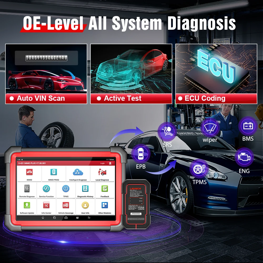LAUNCH X431 IMMO Plus X-PROG 3 Key Programming All Syste