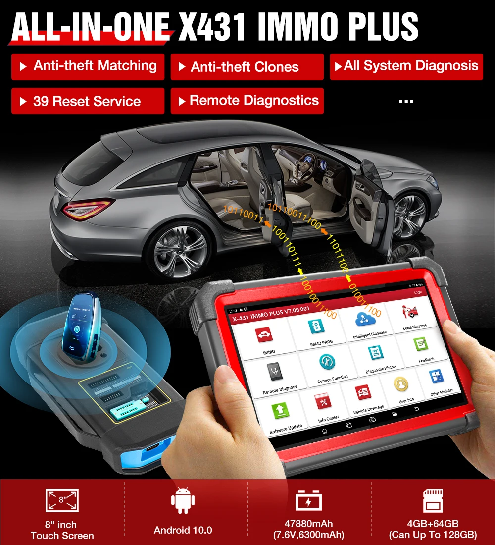 LAUNCH X431 IMMO Plus X-PROG 3 Key Programming All Syste