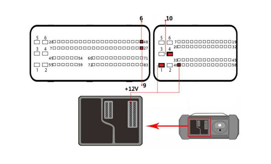 X431 MCU3 어댑터 시작 