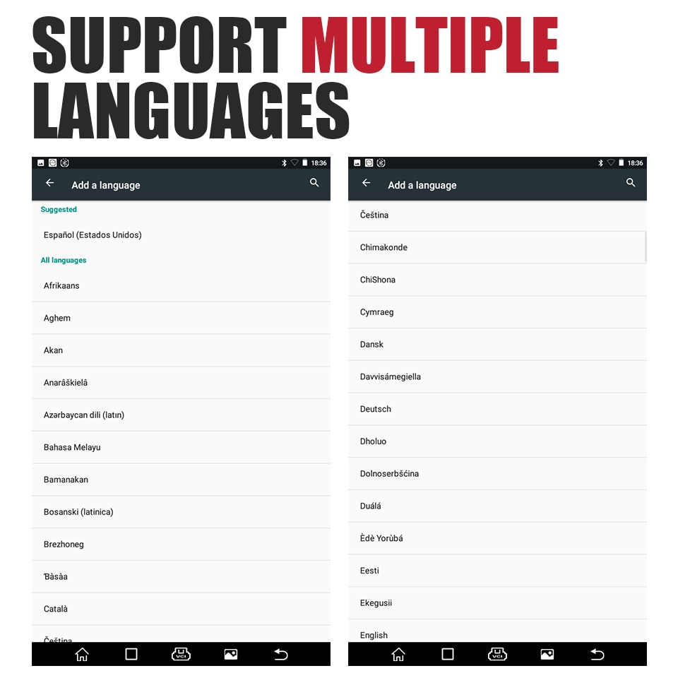 Lanzamiento del diagnóstico multisistema x431 pros mini Android pad