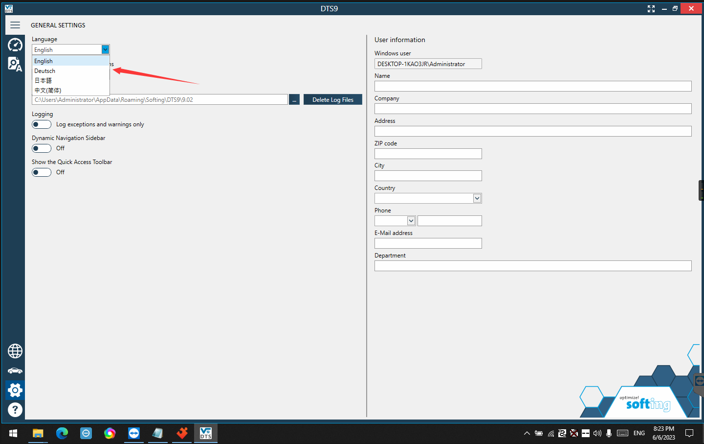 Lista de idiomas soportados por mbstar DTS v9.02