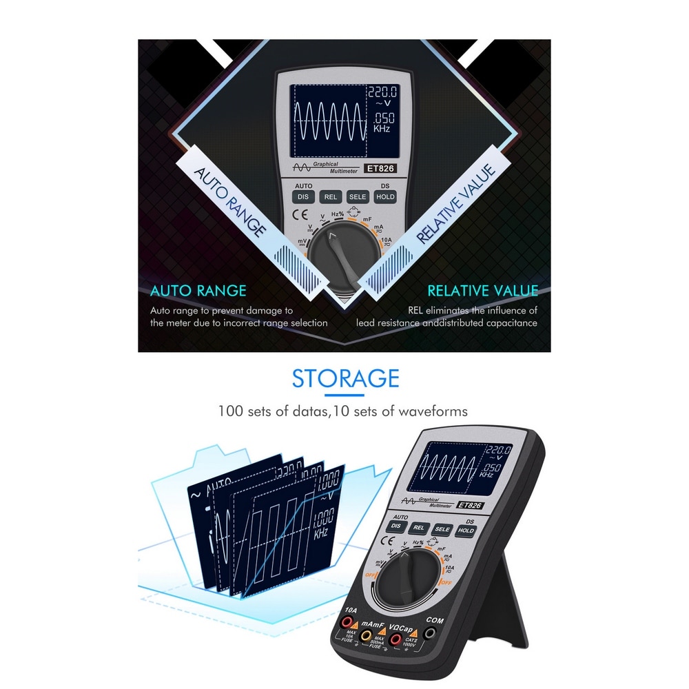 MT8206 2 In 1 Digital Oscilloscope