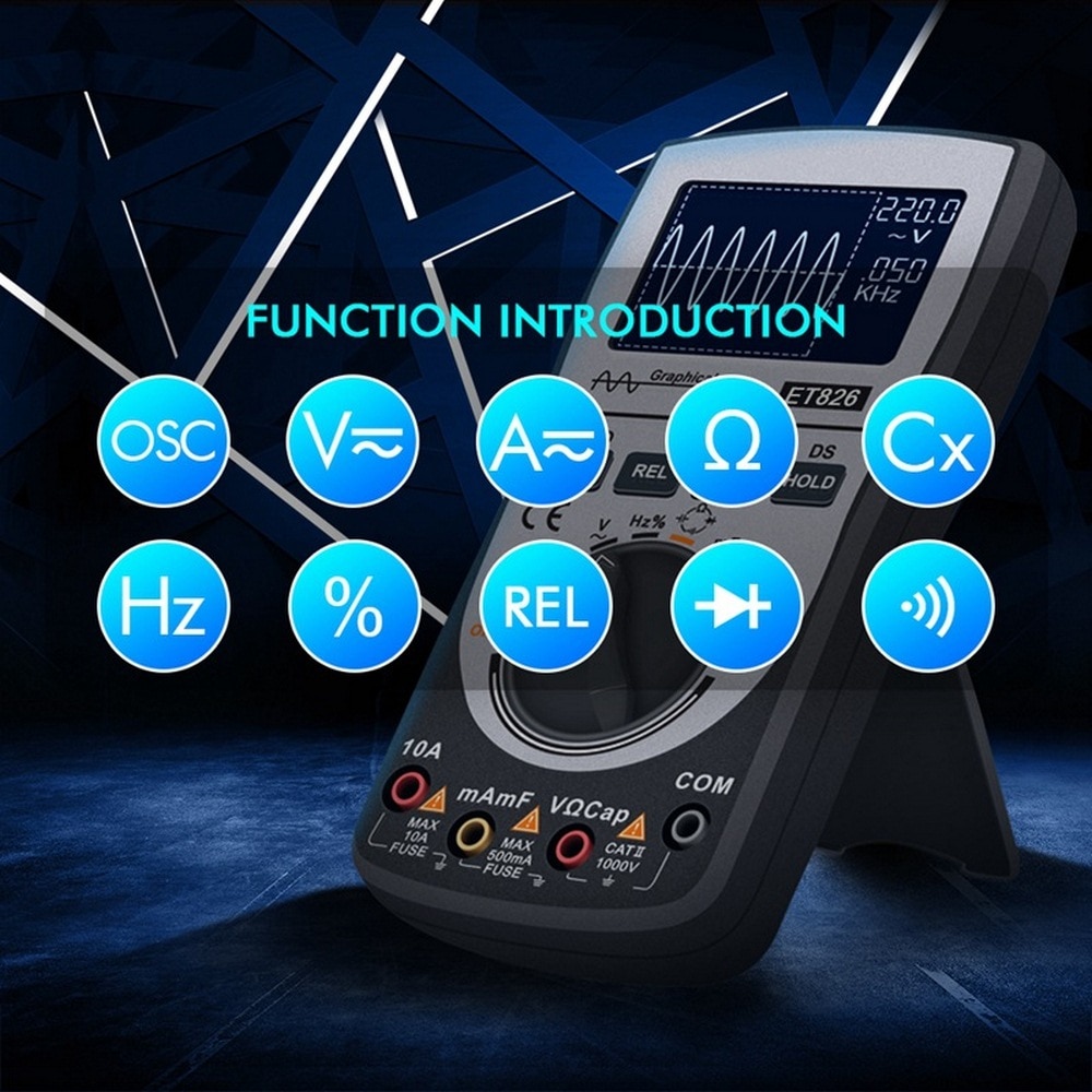 MT8206 2 In 1 Digital Oscilloscope