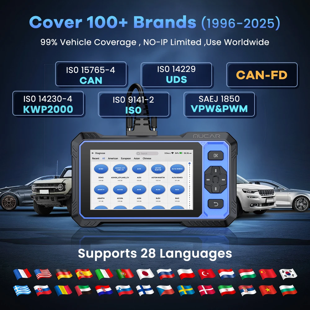 MUCAR 682 AI-Assisted Car Diagnostic Tool