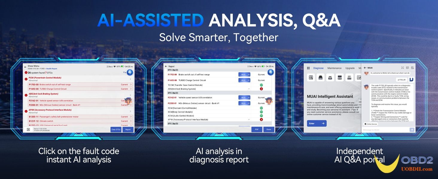 MUCAR 892BT AI-Assisted Diagnostic Tool