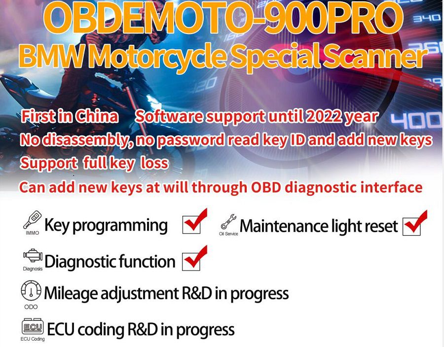 OBDEMOTO 900PRO 핵심 프로그래머