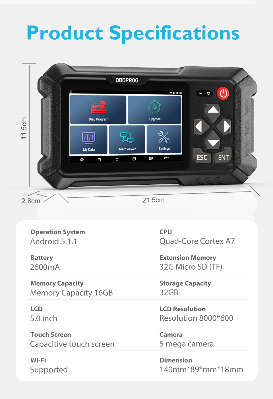 OBDPROG M500 Professional Odometer