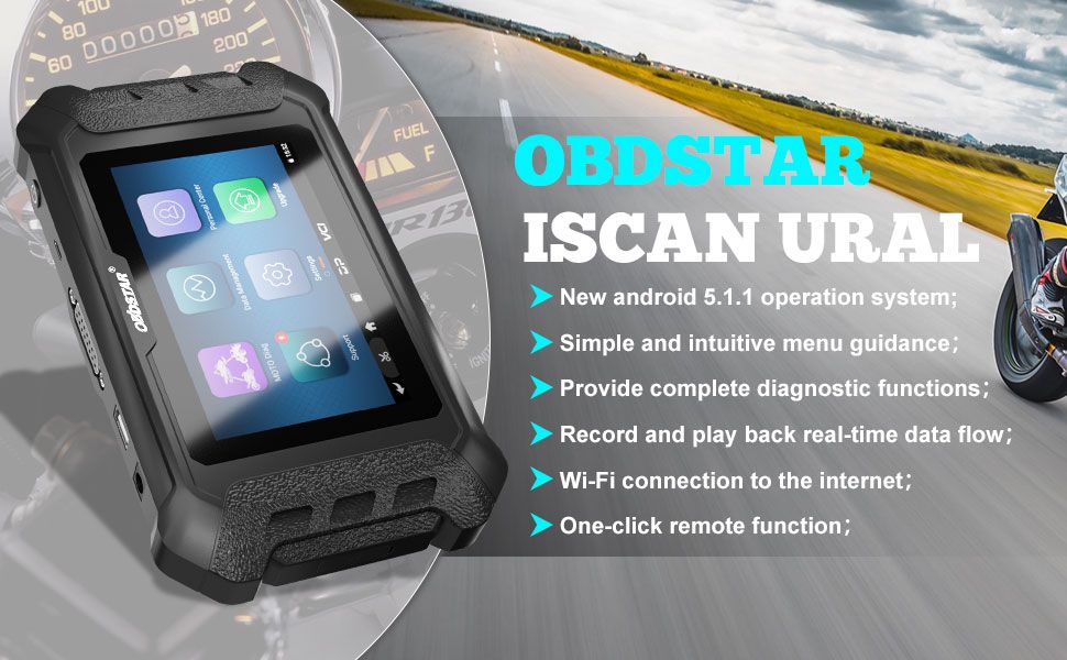 OBDSTAR ISCAN URAL Intelligent Motorcycle Diagnostic Too