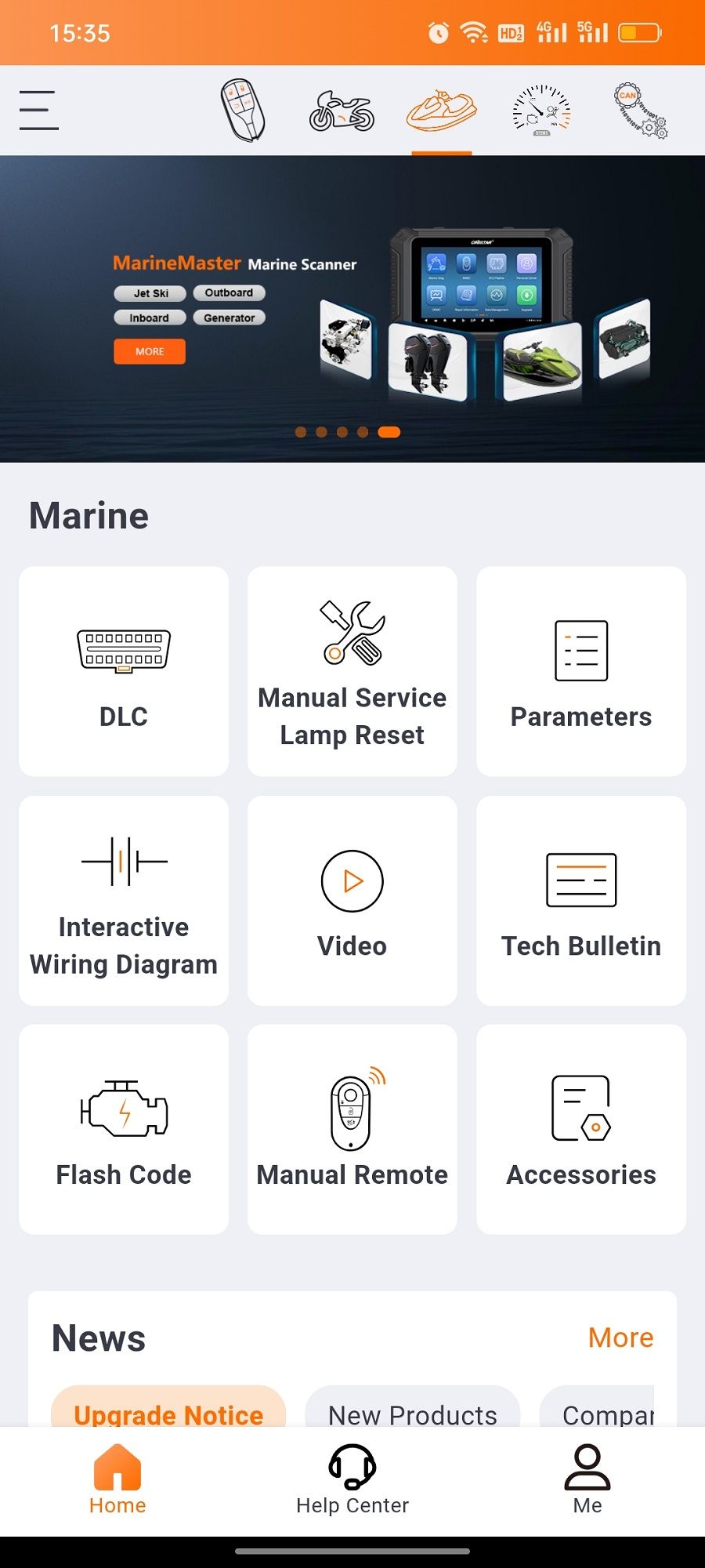 OBDSTAR ISCAN PRO INDMAR (Marine) Supports INDMAR Marine Diagnosis, BLM Reset, Camshaft Phaser Cleaning, Reset the Oil-life Monitor