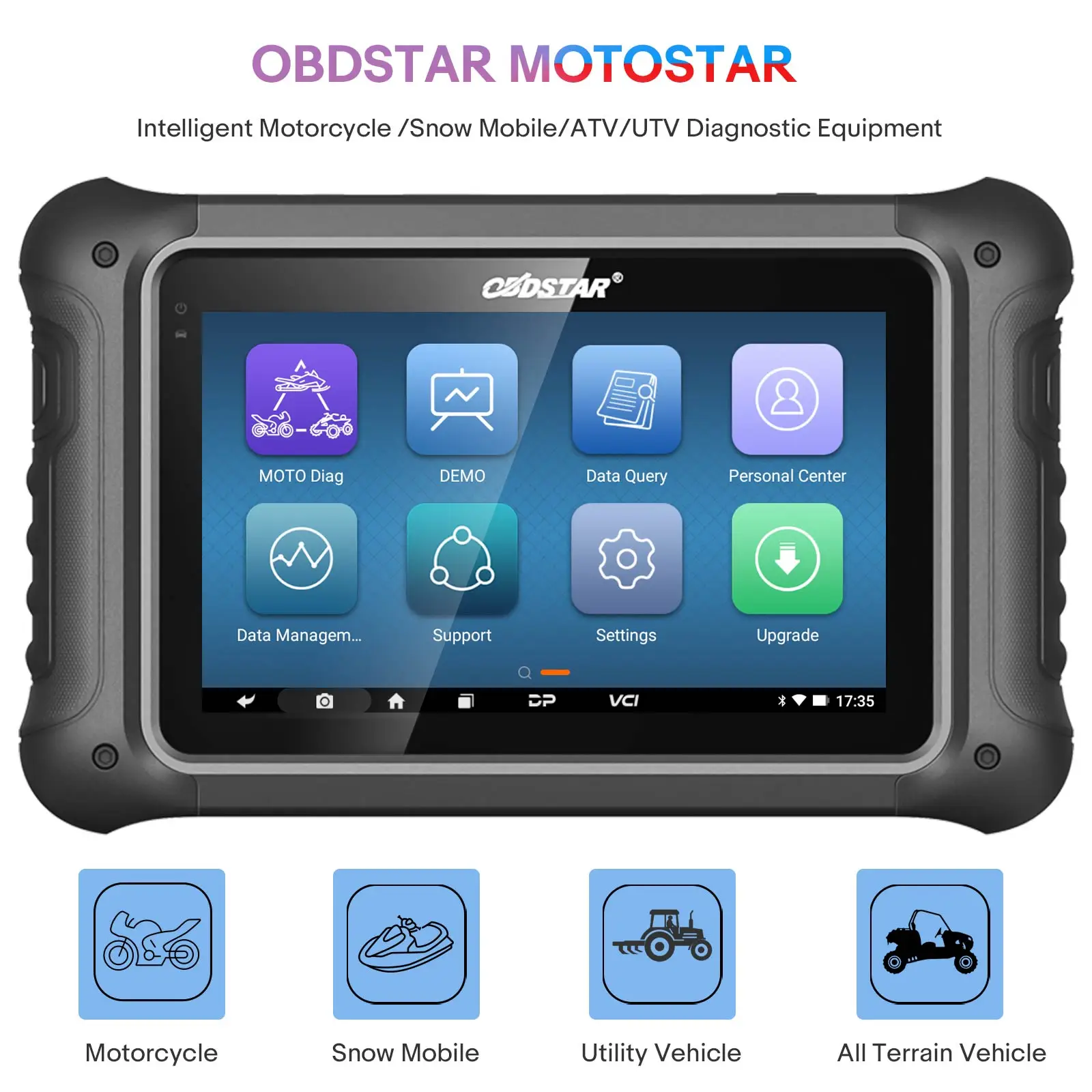 2025 OBDSTAR MOTOSTAR Intelligent Motorcycle /Snow Mobil