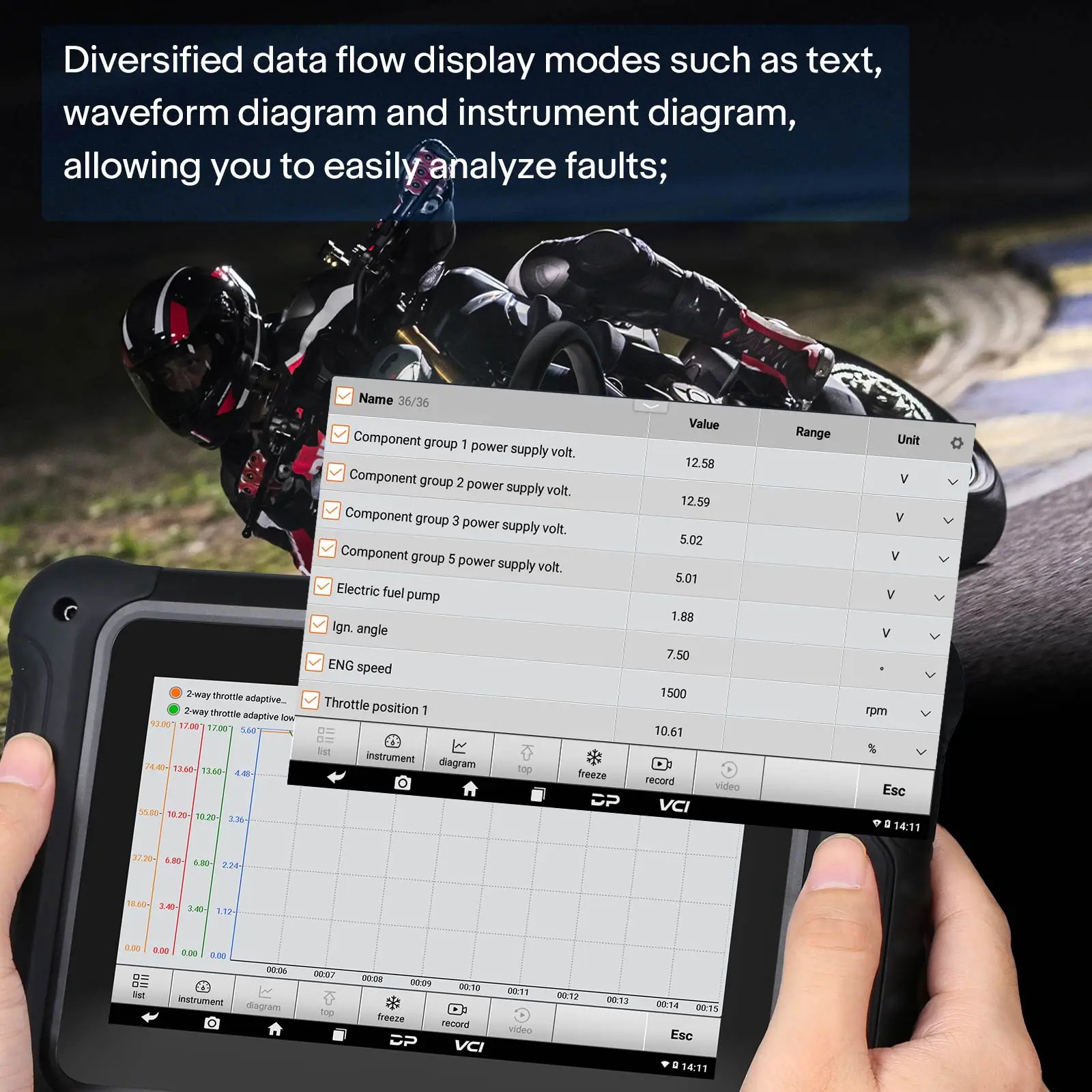 2025 OBDSTAR MOTOSTAR Intelligent Motorcycle /Snow Mobil