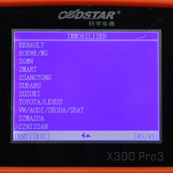 Host clave obdstar X300 PRO3 