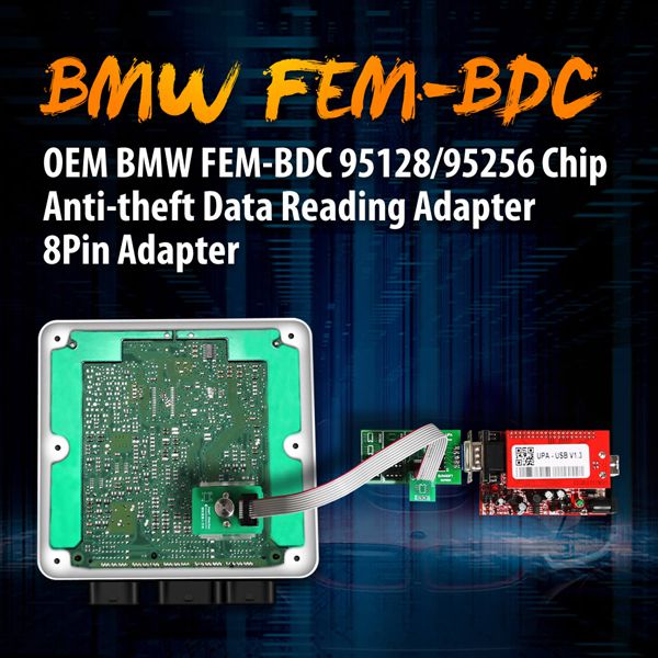 bmw-fem-bdc-8-pin 어댑터 - upa 포함