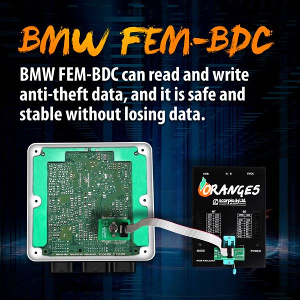 bmw-fem-bdc-8-pin 어댑터 - 범위 5 포함