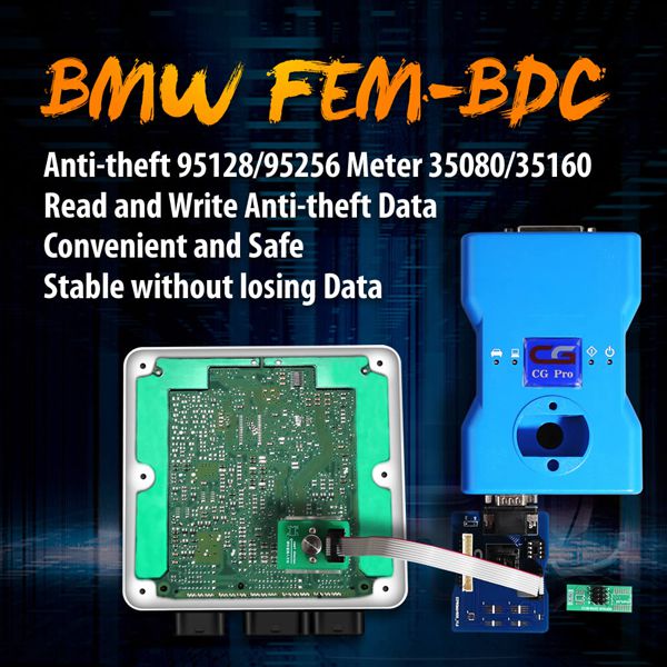 bmw-fem-bdc-8-pin 어댑터 및 cg-pro