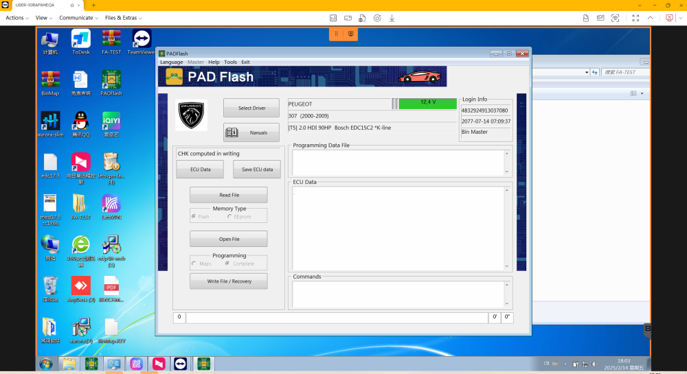 2025 PADFLASH Full Version ECU TCU Programmer