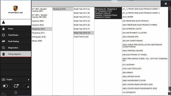 Software de detector piwis III