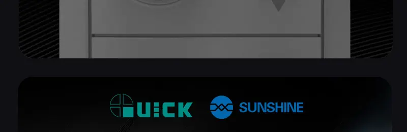 QUICK 2008 Pro Lead-Free Hot Air Rework Station LCD Disp