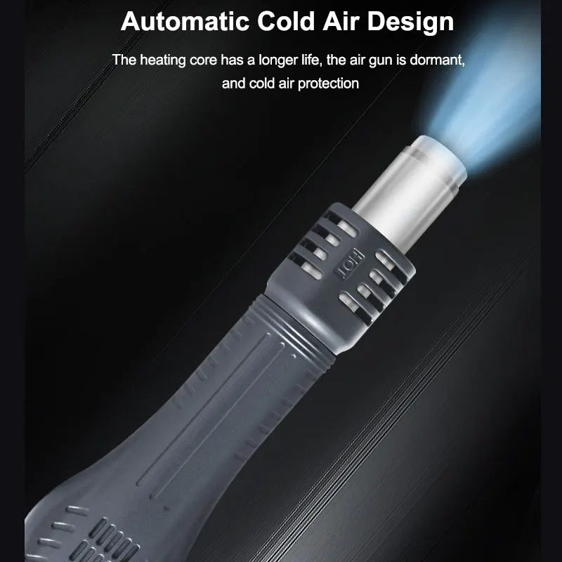 QUICK 2008 Pro Lead-Free Hot Air Rework Station LCD Disp
