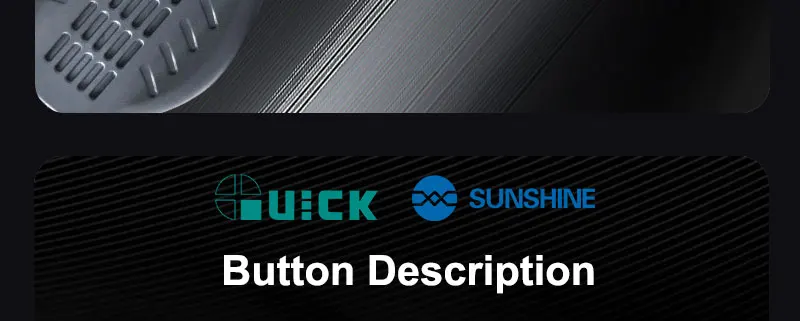QUICK 2008 Pro Lead-Free Hot Air Rework Station LCD Disp