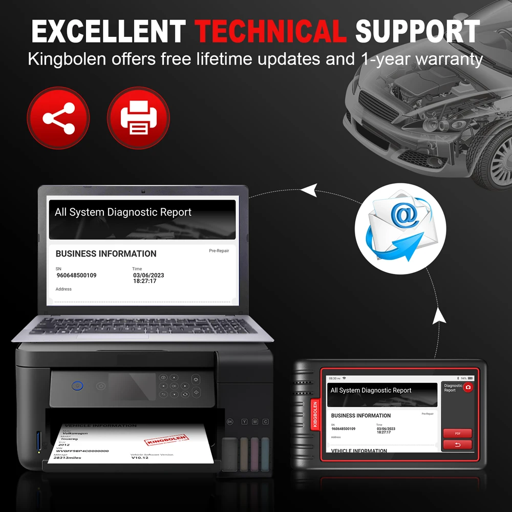 S6 All System Car Diagnostic Tool Car OBD Scanner