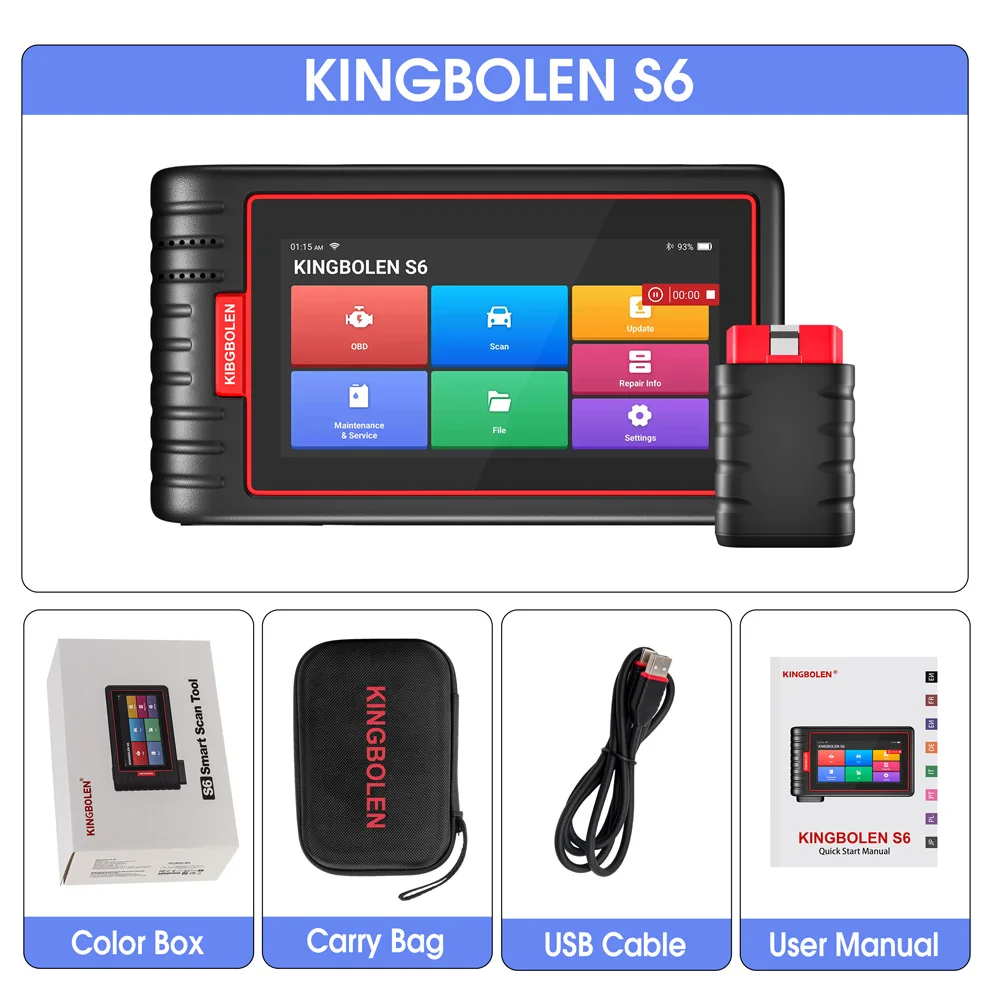 S6 All System Car Diagnostic Tool Car OBD Scanner