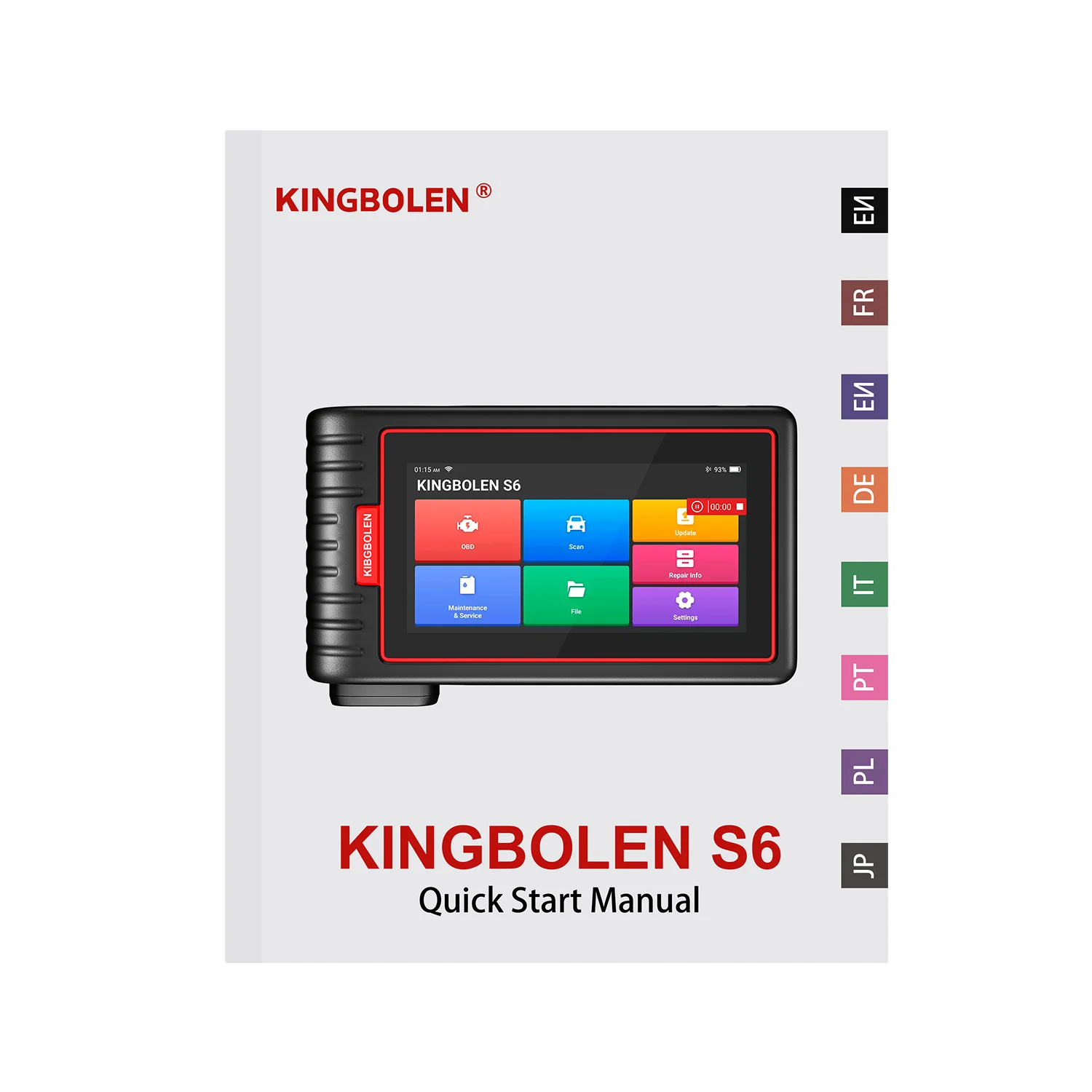 S6 All System Car Diagnostic Tool Car OBD Scanner