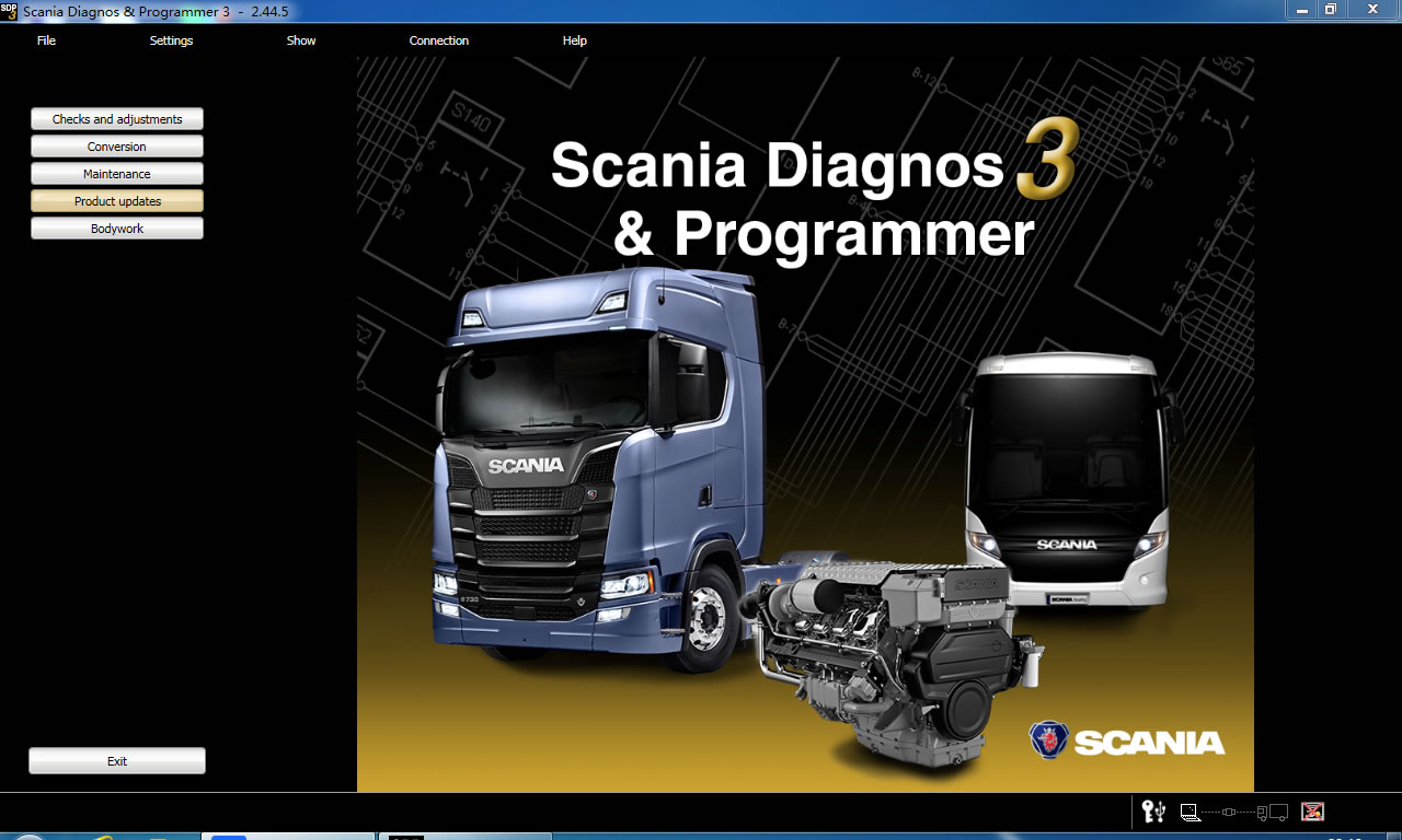 Scania Diagnos&Programmer 3 Scania 진단 및 프로그래머 2.44.5 