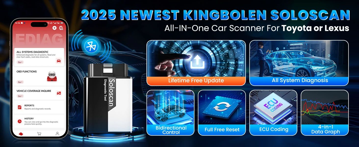Soloscan for Toyota Lexus OBD2 Scanner