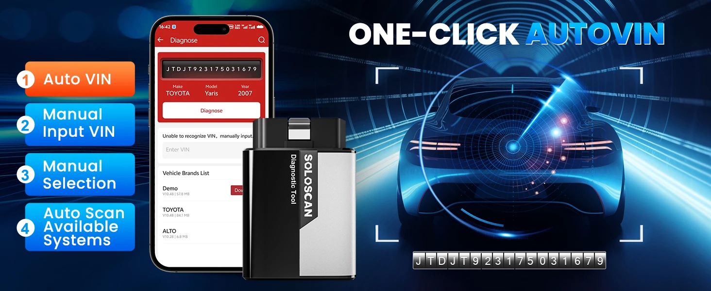 Soloscan for Toyota Lexus OBD2 Scanner