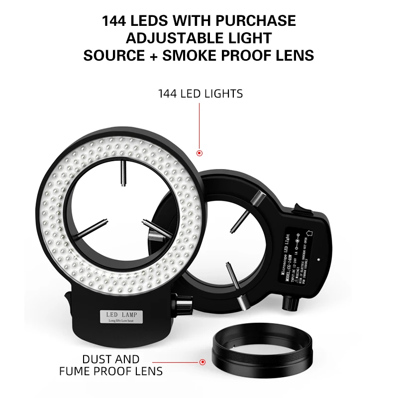 Large Base Nine-Speed Variable Magnification Locking Kno