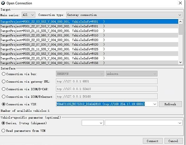 BMW E-SYS Configuration