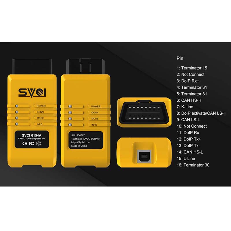 SVCI 6154A Wifi OBD2 Code Scanner