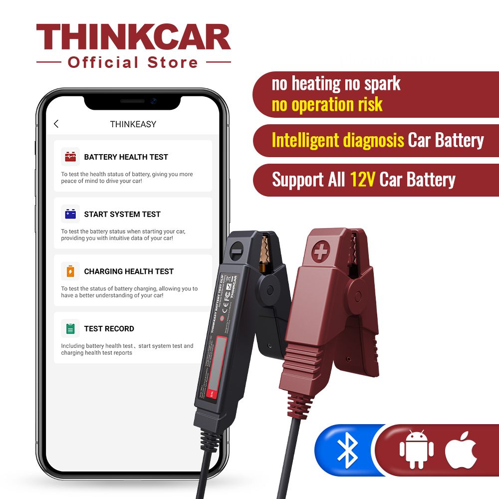 새로운 THINKCAR ThinkEASY 배터리 테스터