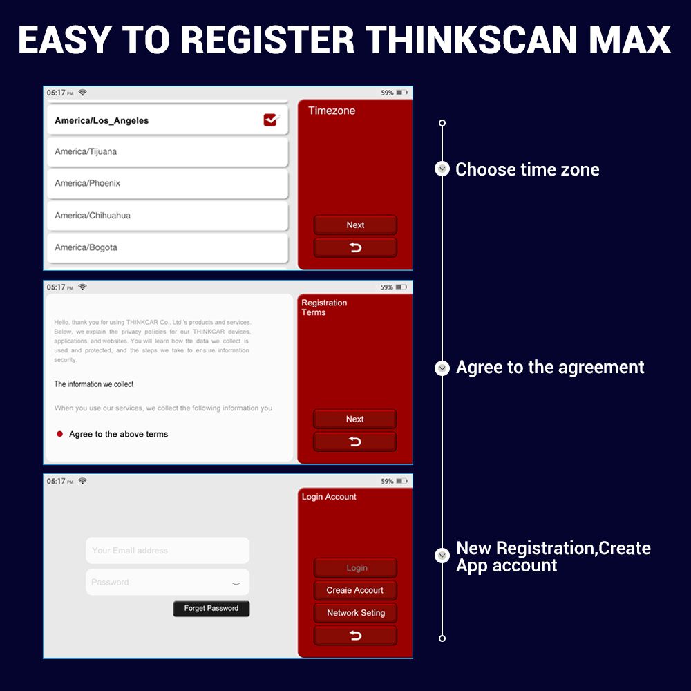 ThinkCar ThinkScan Max 전체 시스템 OBD2 진단 검사