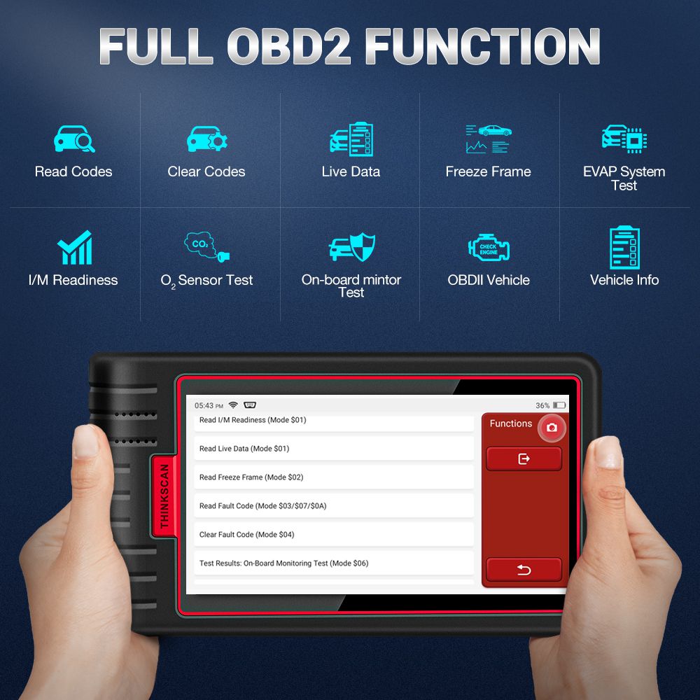 ThinkCar ThinkScan Max 전체 시스템 OBD2 진단 검사