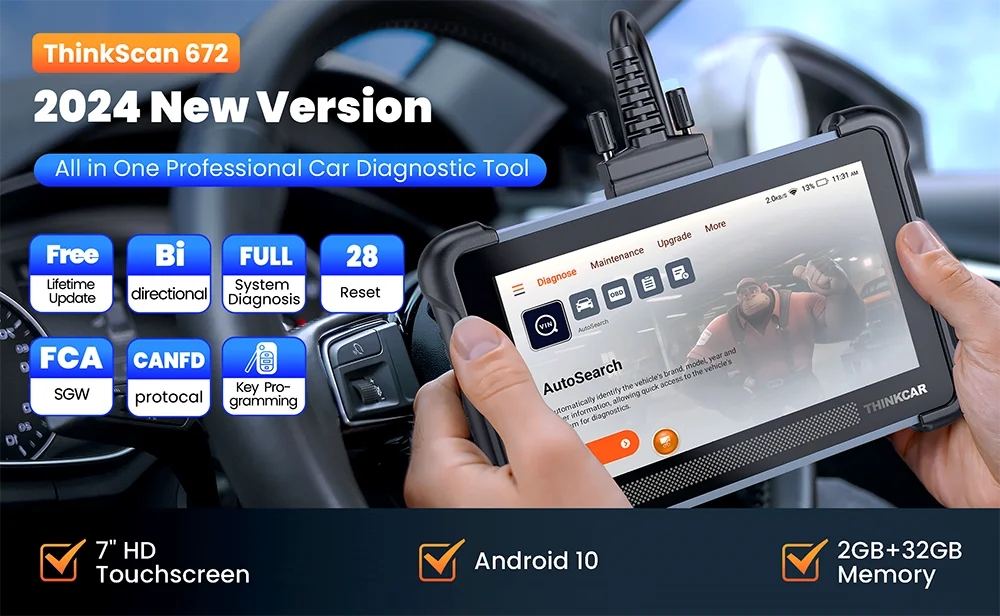 Thinkscan 672 차 진단 도구