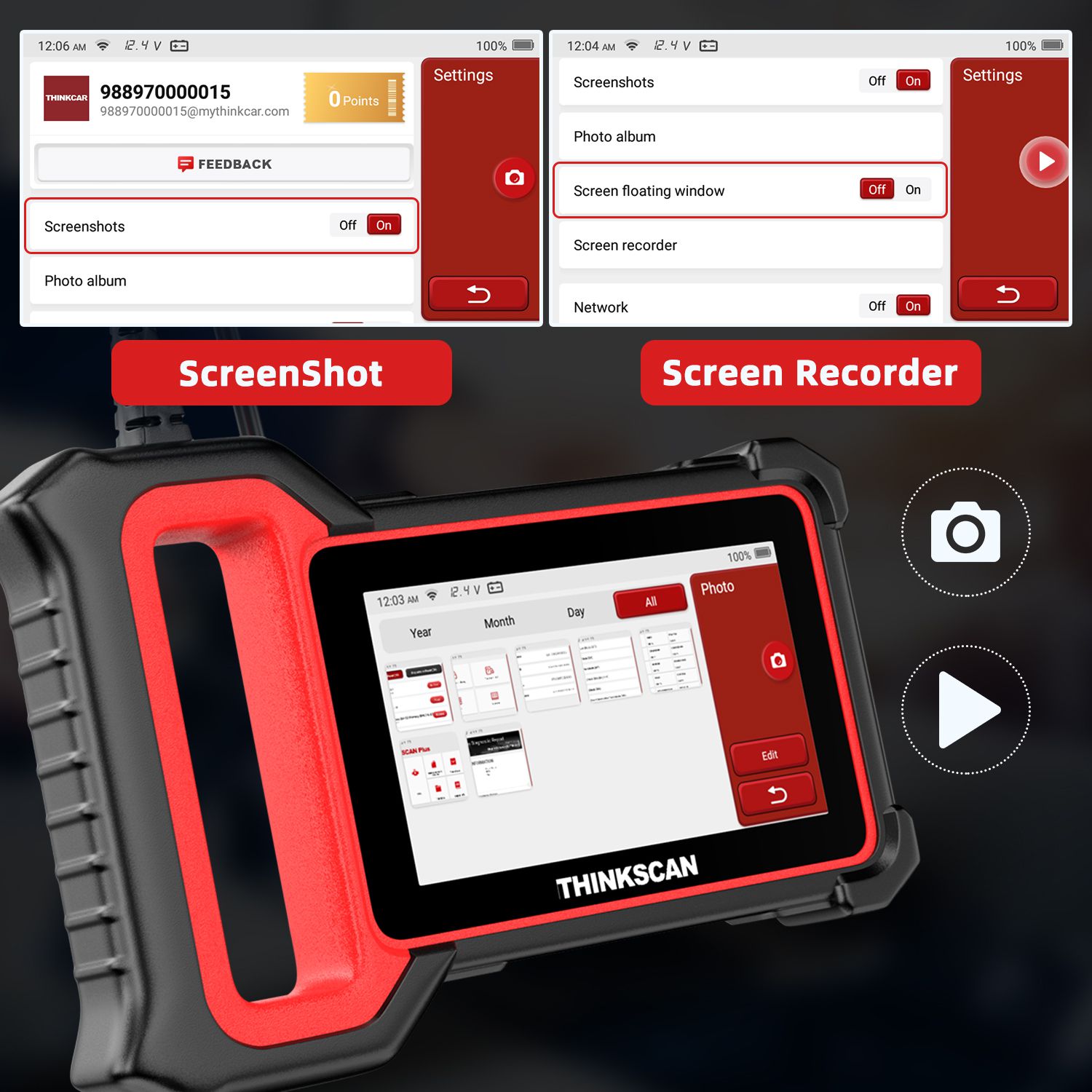 THINKCAR Thinkscan Plus S4 Professional OBD2