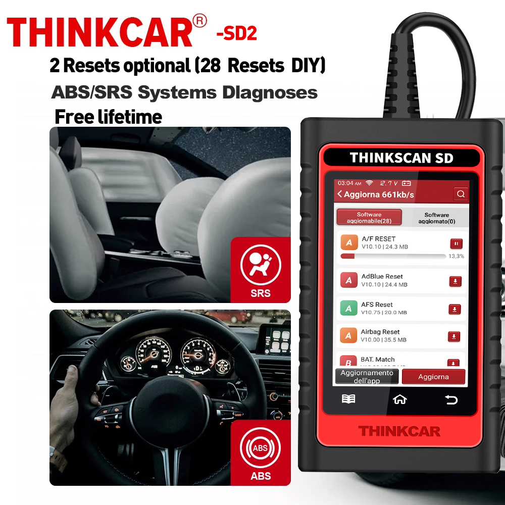 THINKCAR Thinkscan SD2 OBD2 Automotive Scanner