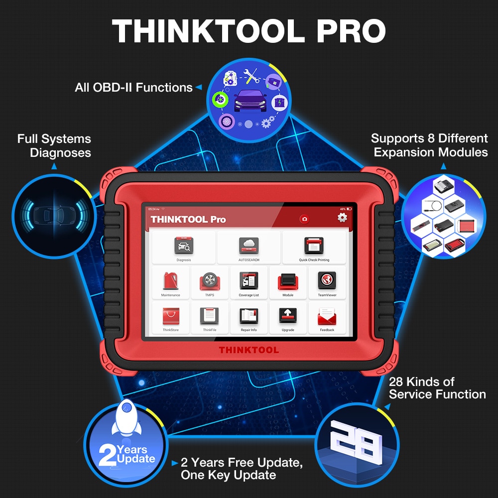 THINKCAR Thinktool Pro 신형 OBD2 스캐너