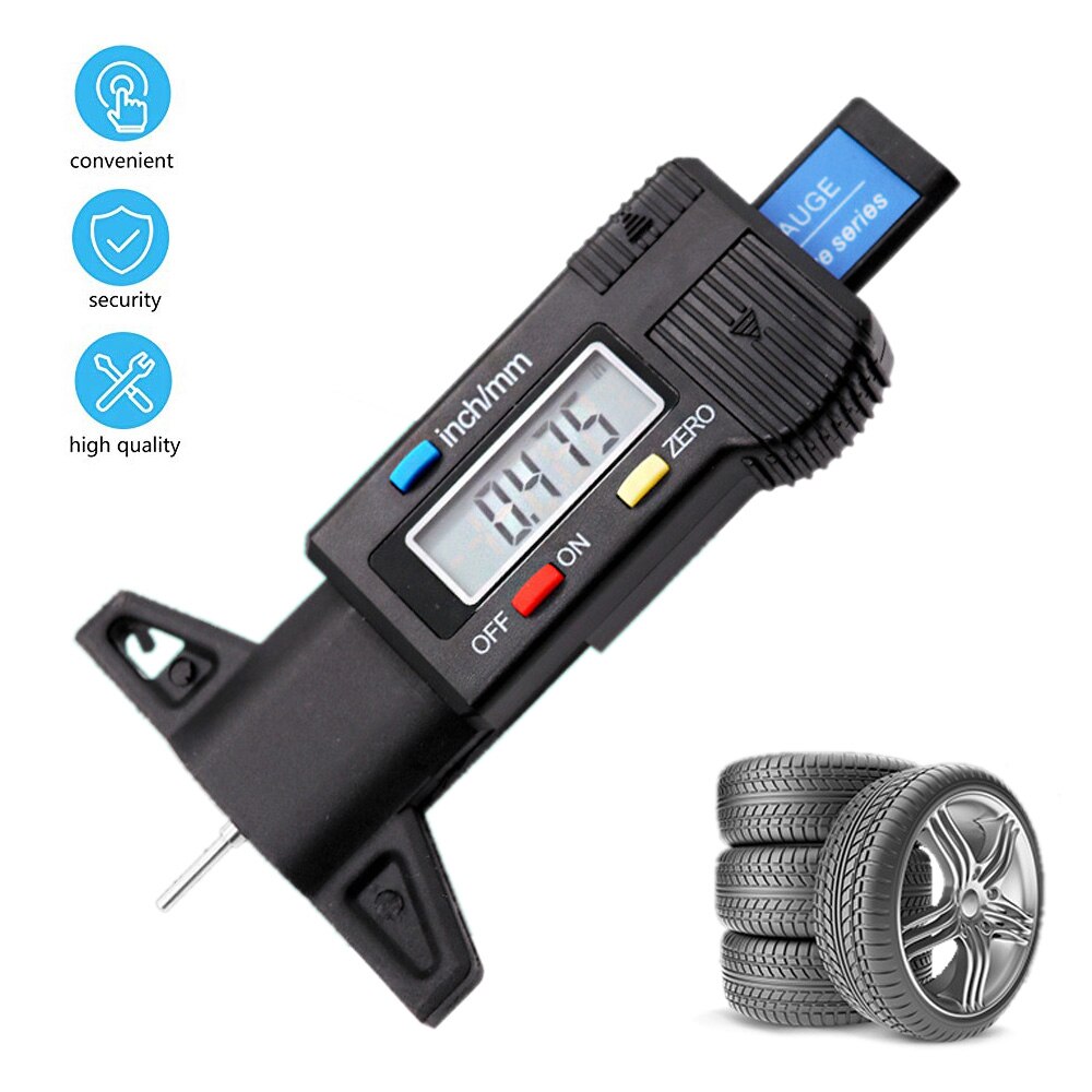 Digital Car Tyre Tire Tread Depth Gauge