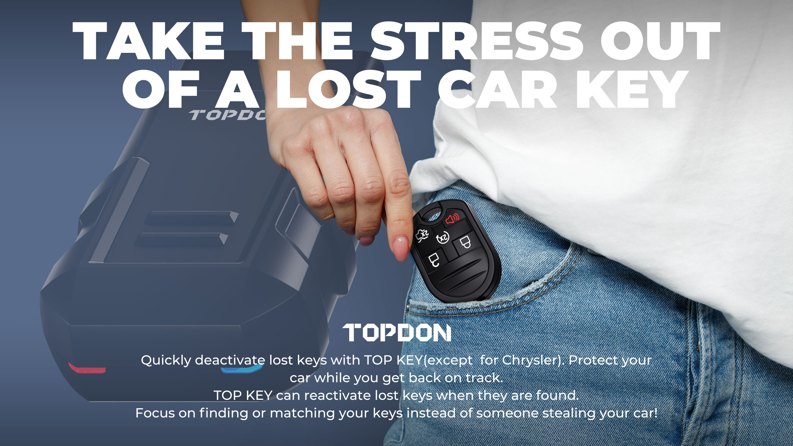Topdon Car Key Programmer Tool Auto Automotive Scanner