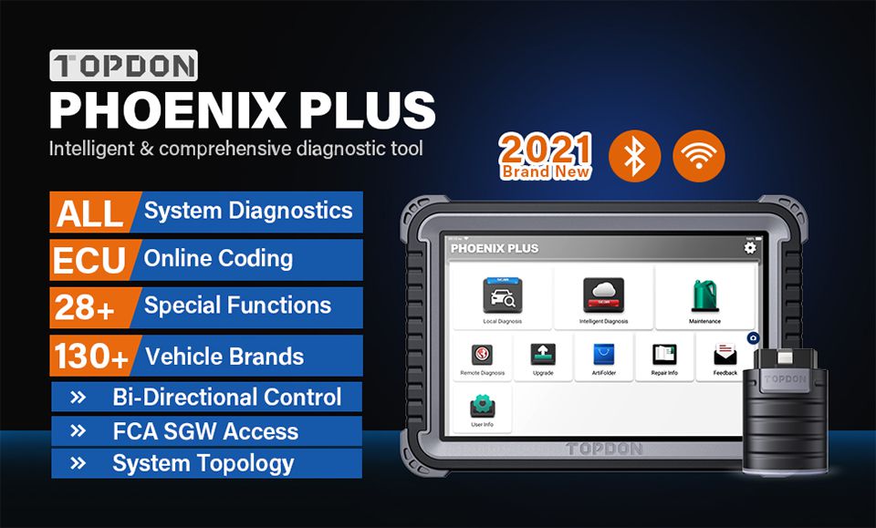 Topdon Phoenix Plus Car Diagnostic Tool