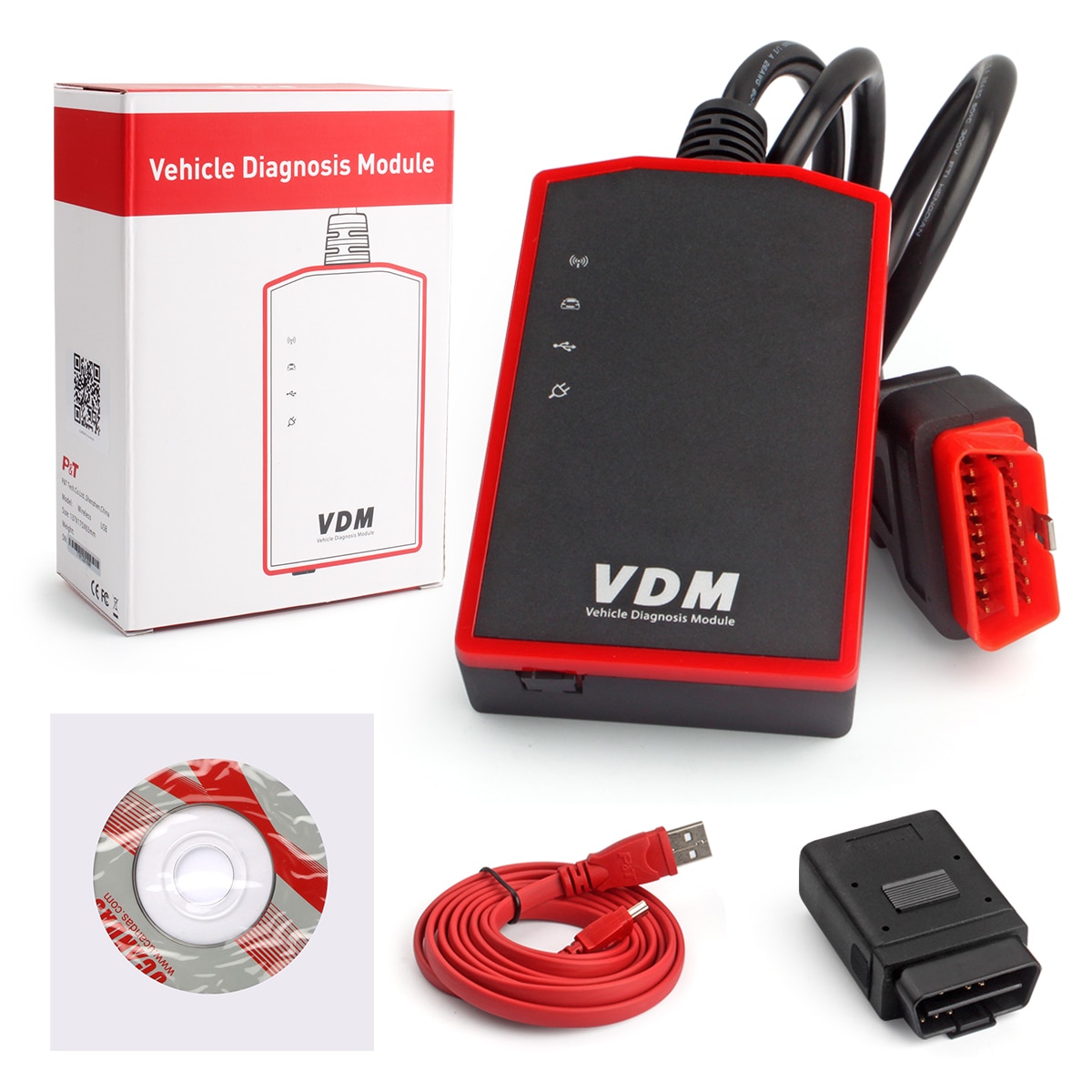 UCANDAS VDM WIFI 전체 시스템 OBD2 스캐너