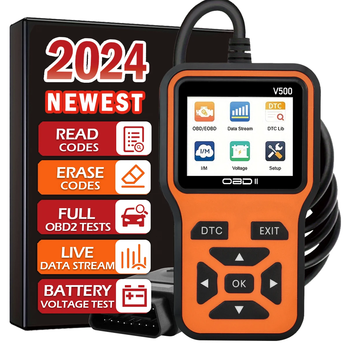 V500 Car OBD2 Scanner
