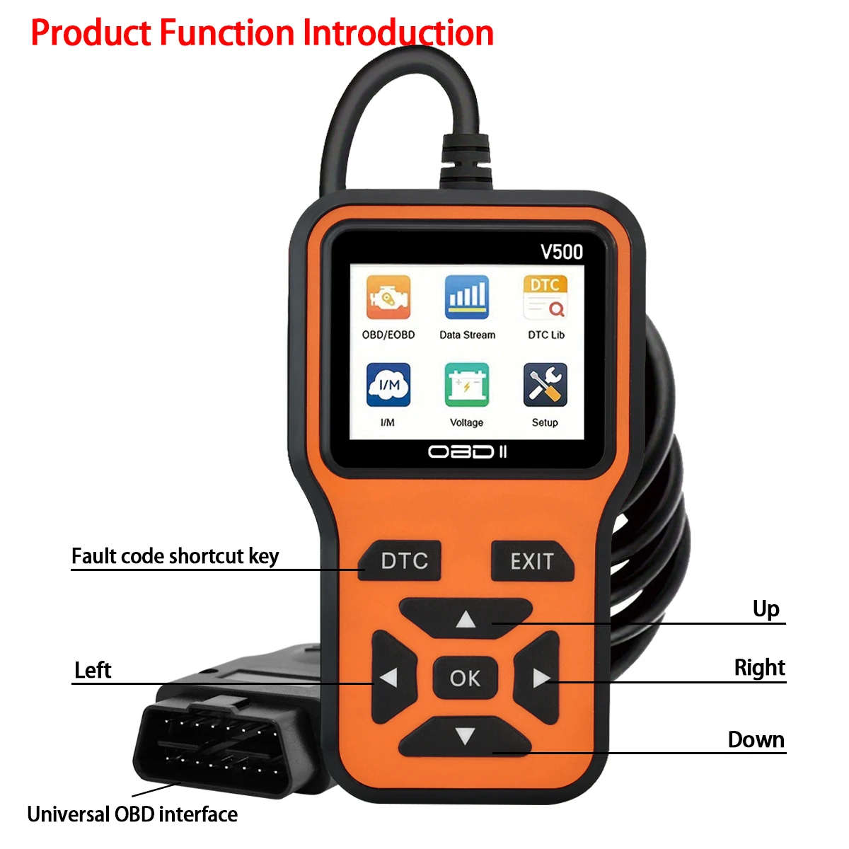V500 Car OBD2 Scanner