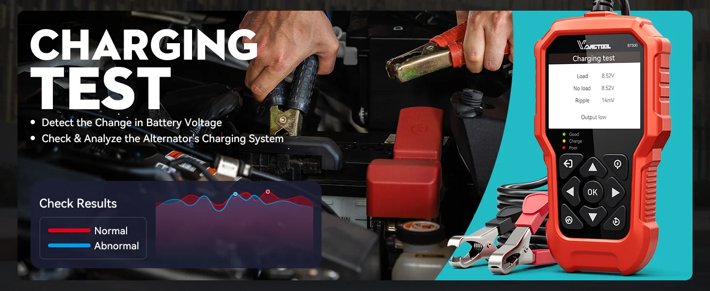 VDIAGTOOL BT500 Battery Tester